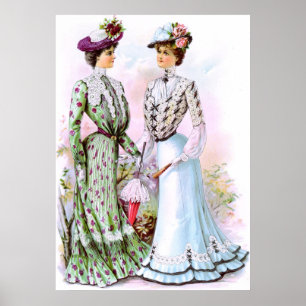 Affiches Robe Vintage 1901