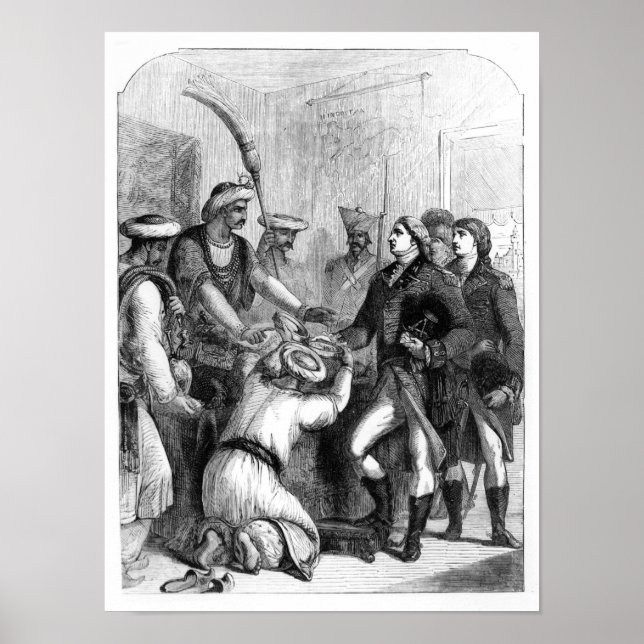 Affiches Robert Clive reçoit les "Diwani" du Bengale (Devant)