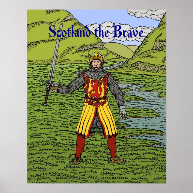 Affiches Robert the Bruce Scotland the Brave (Devant)