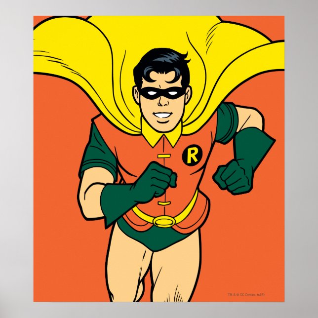 Affiches Robin en cours d'exécution (Devant)
