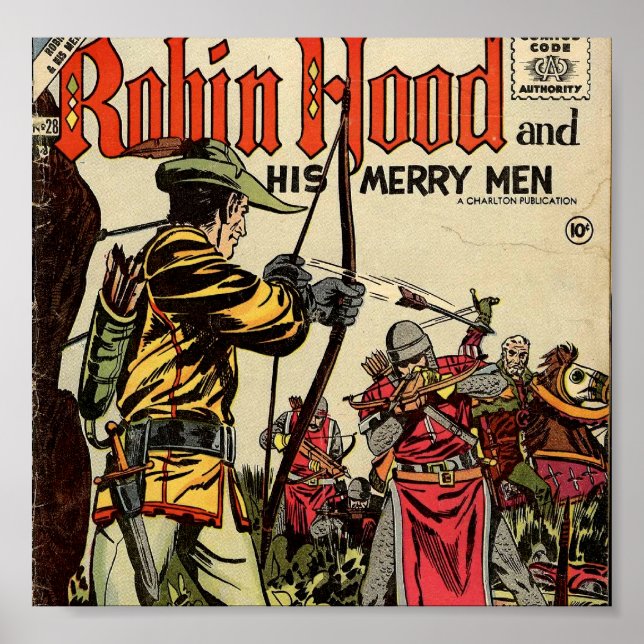 Affiches Robin Hood Comic Book (Devant)
