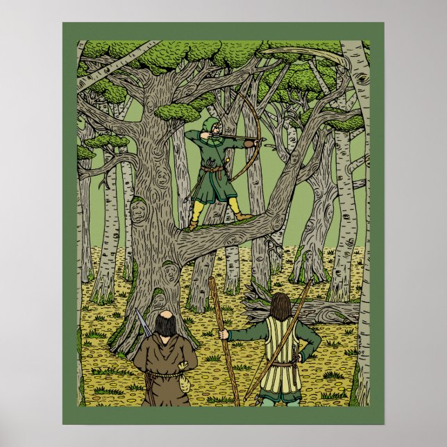 Affiches Robin Hood in Sherwood Forest (Devant)