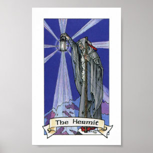 Affiches Robin Wood Tarot - Major 09 The Hermit