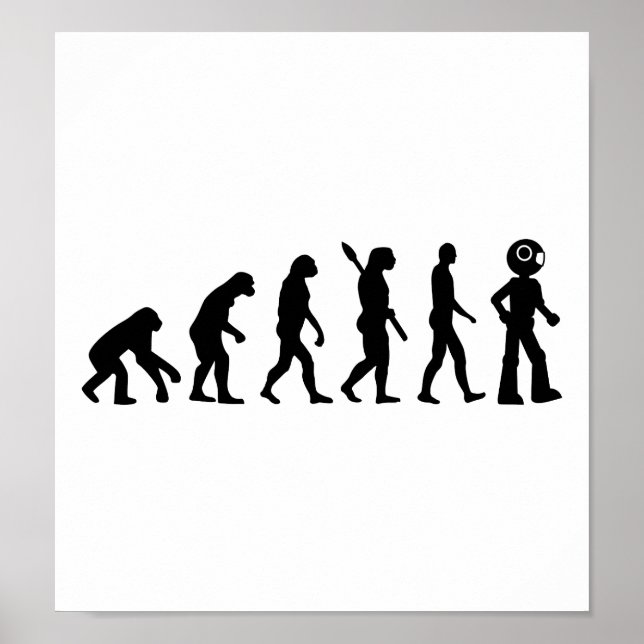 Affiches Robot d'évolution (Devant)