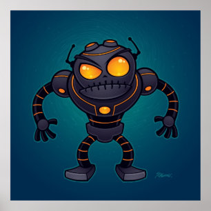 Affiches Robot en colère