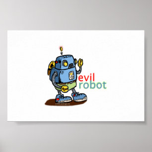 Affiches Robot malin