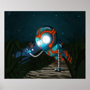 Affiches Robot Mignon