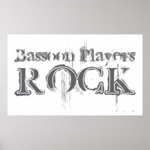 Affiches Roche de joueurs de basson