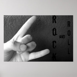 Affiches roche et rouleau