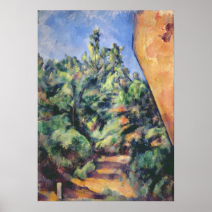 Affiches Roche rouge de Paul Cezanne  , c.1895 (huile sur