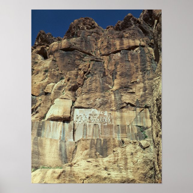 Affiches Rocher achéménide du roi Darius Ier (Devant)
