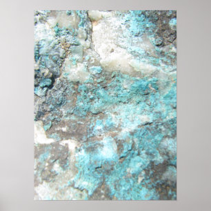 Affiches Rocher Turquoise