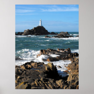 Affiches Rochers et phare de Corbiere, Jersey