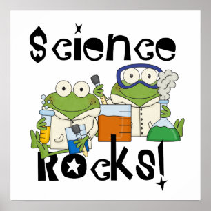 Affiches Roches de la Science de grenouilles