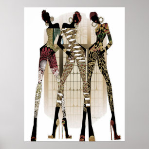 Affiches Rock Black Girls