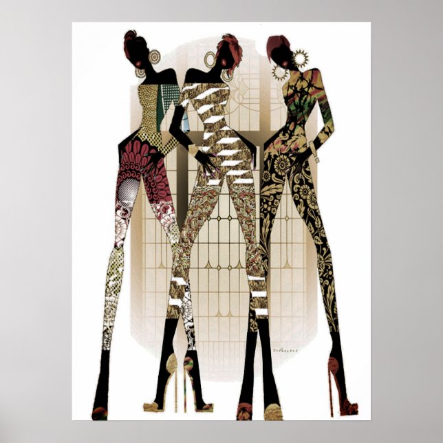 Affiches Rock Black Girls (Devant)