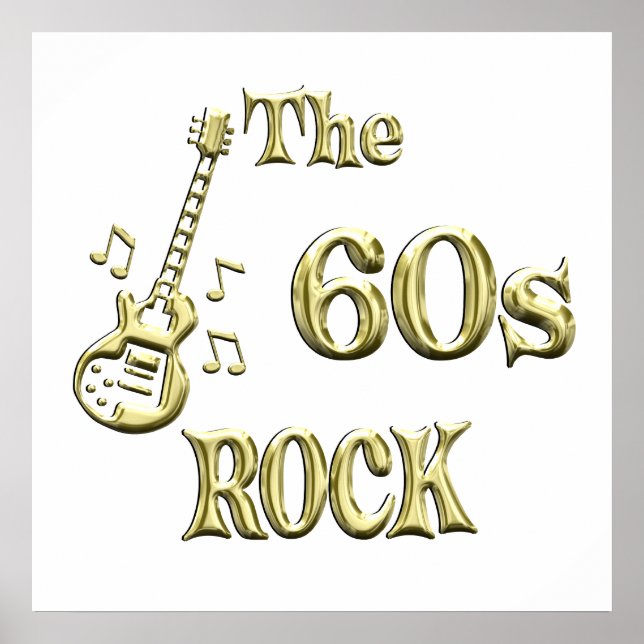 Affiches ROCK des années 60 (Devant)