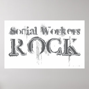 Affiches Rock des travailleurs sociaux