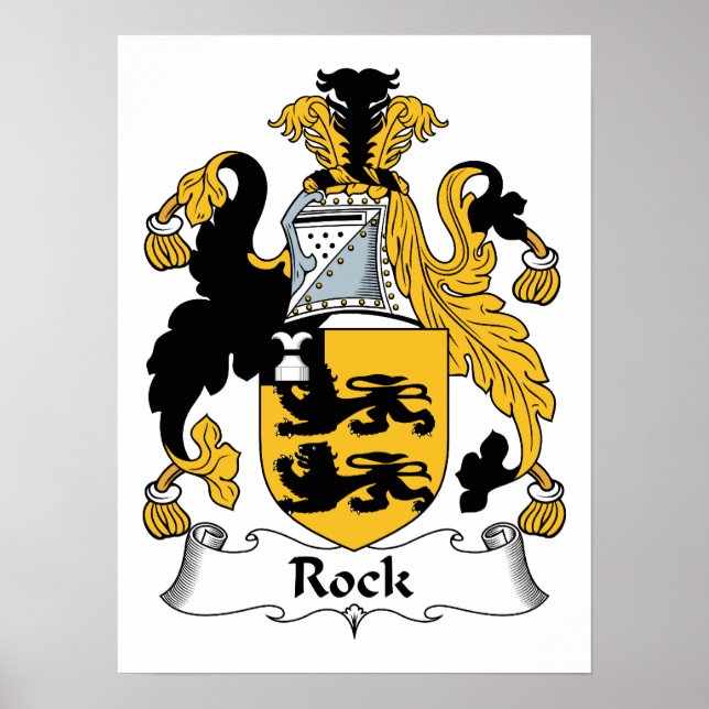 Affiches Rock Family Crest (Devant)