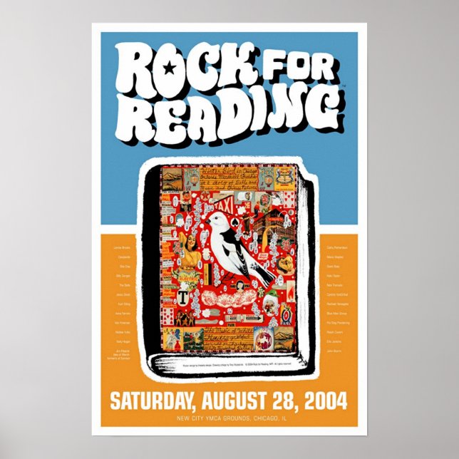 Affiches Rock for Reading (Devant)