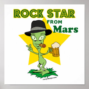 Affiches Rock Star From Mars