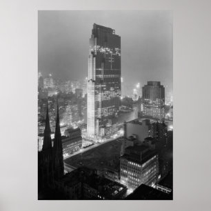 Affiches Rockefeller Center et RCA Building New York City