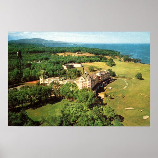 Affiches Rockland, Maine SamOseT Hotel, vers 1950 (Devant)