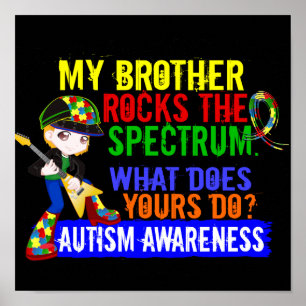 Affiches Rocks Spectrum Autism