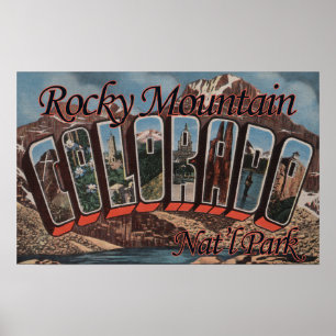 Affiches Rocky Mountain Nat'l Park, Colorado