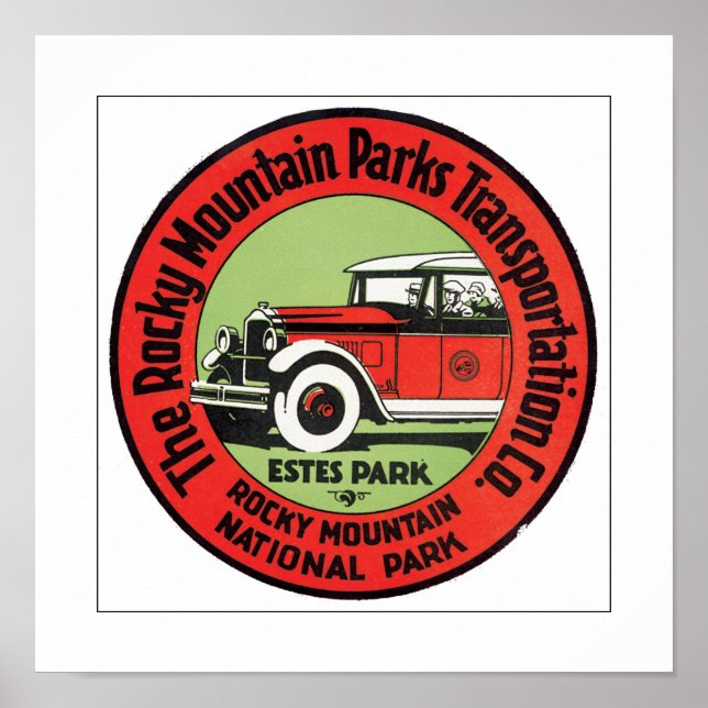 Affiches Rocky Mountain Park (Devant)