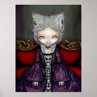 Affiches Rococo gothique Violet Duchess - Mot de passe