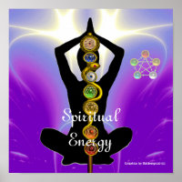 RODE D'ASCLEPIUS 7 CHAKRAS, YOGA LOTUS POSE violet