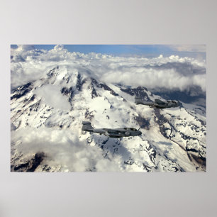 Affiches Rôdeur et mont Rainier d'EA-6B