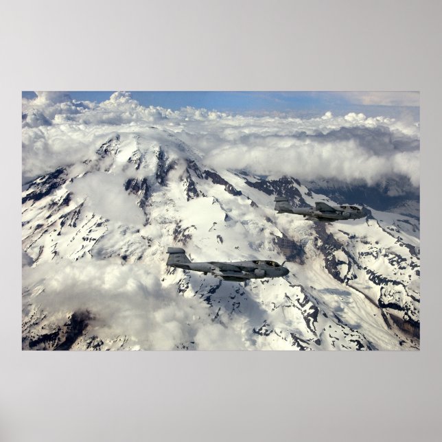 Affiches Rôdeur et mont Rainier d'EA-6B (Devant)