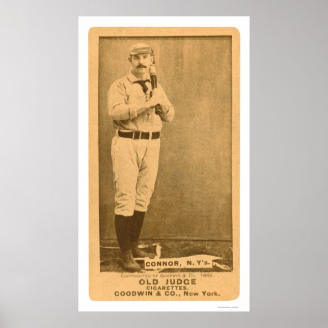 Affiches Roger Connor Baseball 1887 (Devant)