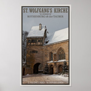 Affiches Rohenburg od Tauber - Église St Wolfgangs