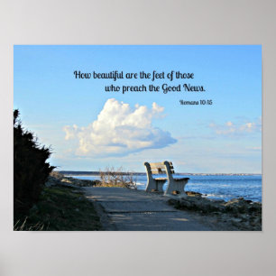 Affiches Romains 10:15 Comme les pieds sont beaux...