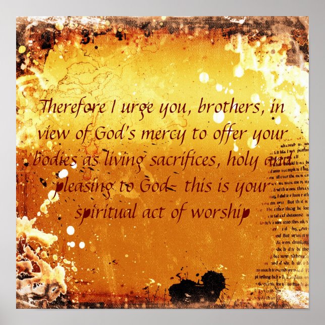 Affiches Romains 12:1 (Devant)