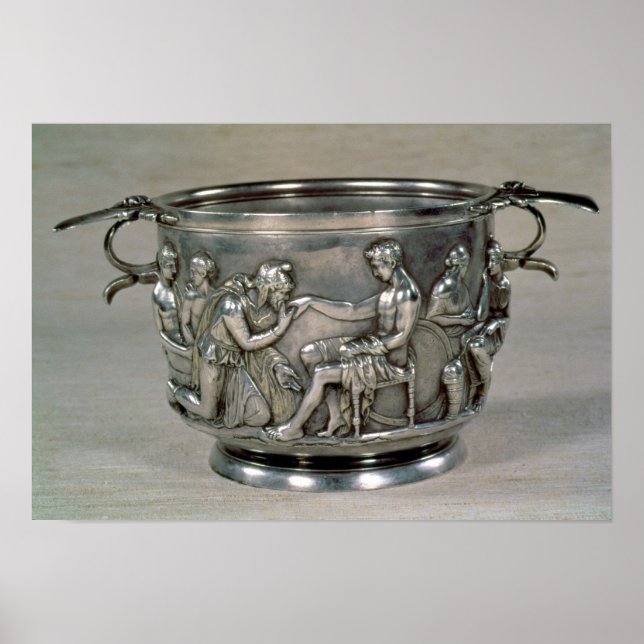 Affiches Roman silver-gilt drinking cup (Devant)