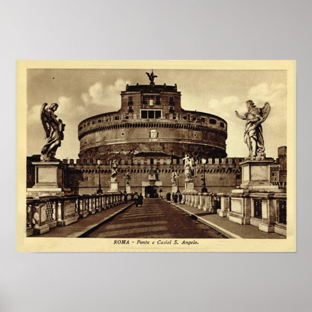 Affiches Rome, Castel Père Noël Angelo (Devant)