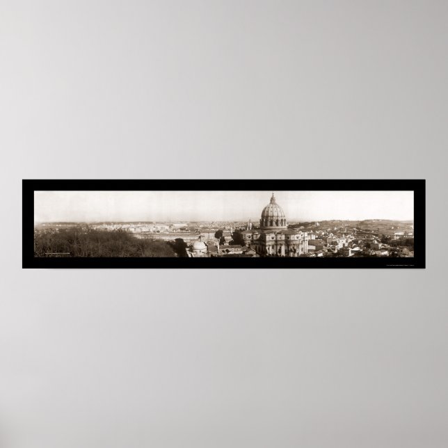 Affiches Rome du Vatican Photo 1909 (Devant)