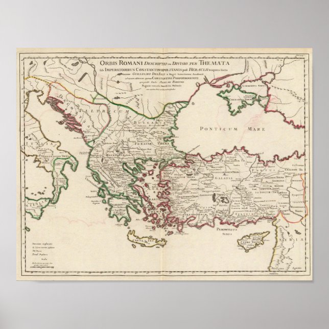 Affiches Rome, Grèce, Turquie (Devant)