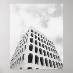 Affiches Rome Italie, EUR Palais du Travail
