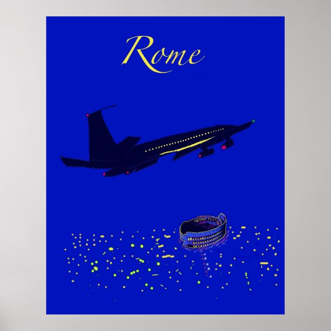Affiches Rome la nuit (Devant)