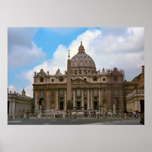 Affiches Rome, Vatican, Basilique Saint-Pierre (Devant)