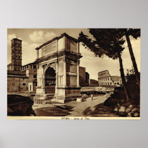 Affiches Rome, voûte de Titus