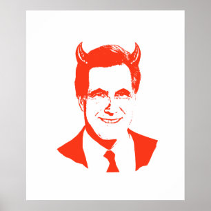 Affiches Romney est le diable