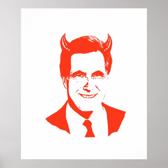 Affiches Romney est le diable (Devant)