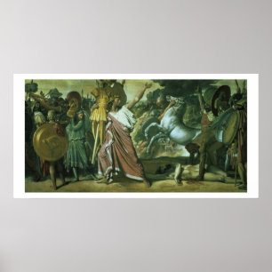 Affiches Romulus, conquérant d'Acron, prenant son butin à