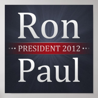 Affiches Ron Paul pour l'affiche de la campagne présidentie